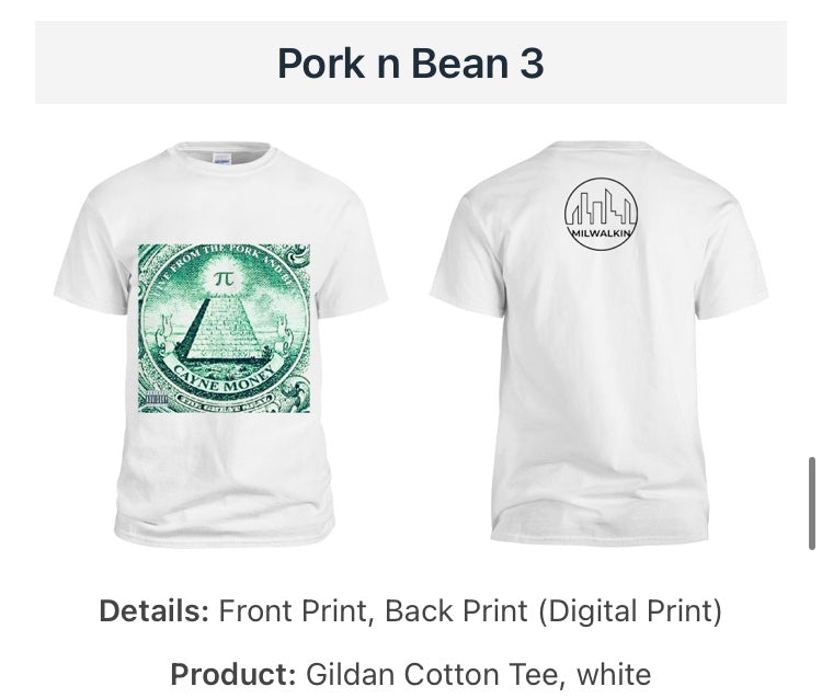 Pork n Bean 3 Tshirt