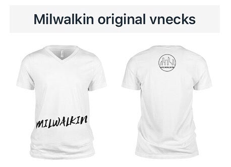 Milwalkin Original VNeck Tshirt