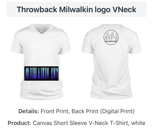 Throwback Milwalkin Logo VNeck